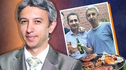 Cum a petrecut Dan Diaconescu la un grătar cu mici și creveți! Uite-l pe Diaconescu în pantaloni scurți și cu o bere în mână: „Pe barosăneală!” FOTO