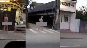 Amantul unei craiovence a fugit 3 kilometri în pielea goală