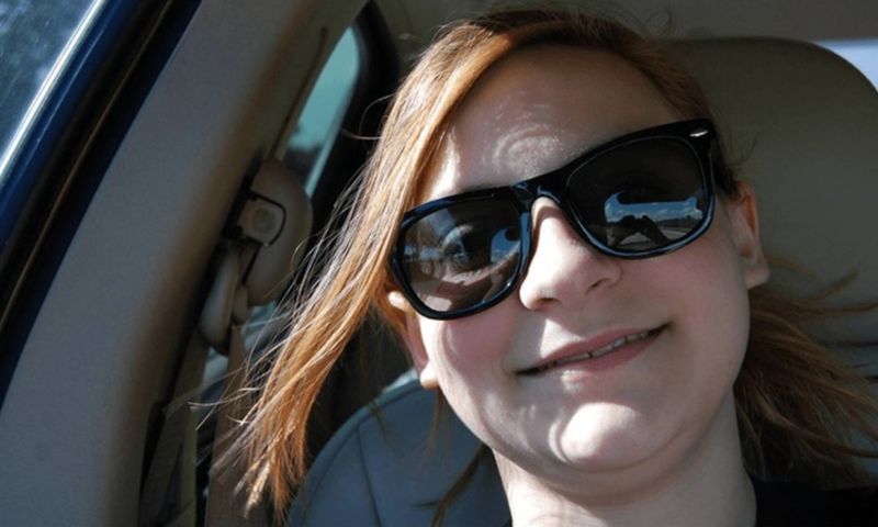 Un selfie din mașină cu un detaliu cutremurător! Ce se afla &icirc;n poza făcută de către o t&acirc;nără