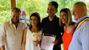 Sora Ilincai Vandici s-a măritat! Avem imagini în exclusivitate! Cea mai stilata vedetă din România a fost martor la primărie!