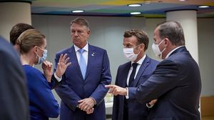 Klaus Iohannis, ipostaza în care a fost surprins la summitul european