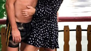 Gabriela Cristea și Tavi Clonda, sărut pătimaș în public! Cum s-au pozat cei doi îndrăgostiți