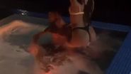 Iancu Sterp, ipostaze intime la piscină, în miez de noapte, cu o fostă concurentă de la Puterea dragostei. Totul a fost filmat