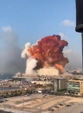 Imagini apocaliptice! Orașul Beirut, devastat de două explozii