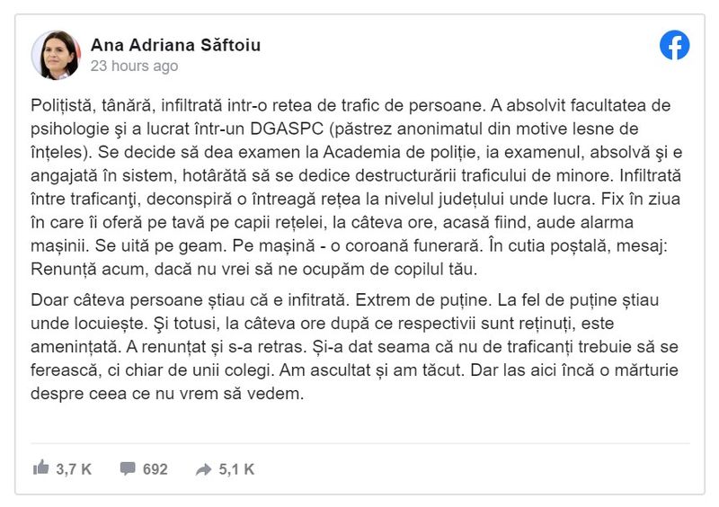 Incident rupt din filme: o polițistă sub acoperire a fost descoperită și amenințată cu viața copilului Incident rupt din filme: o polițistă sub acoperire a fost descoperită și amenințată cu viața copilului