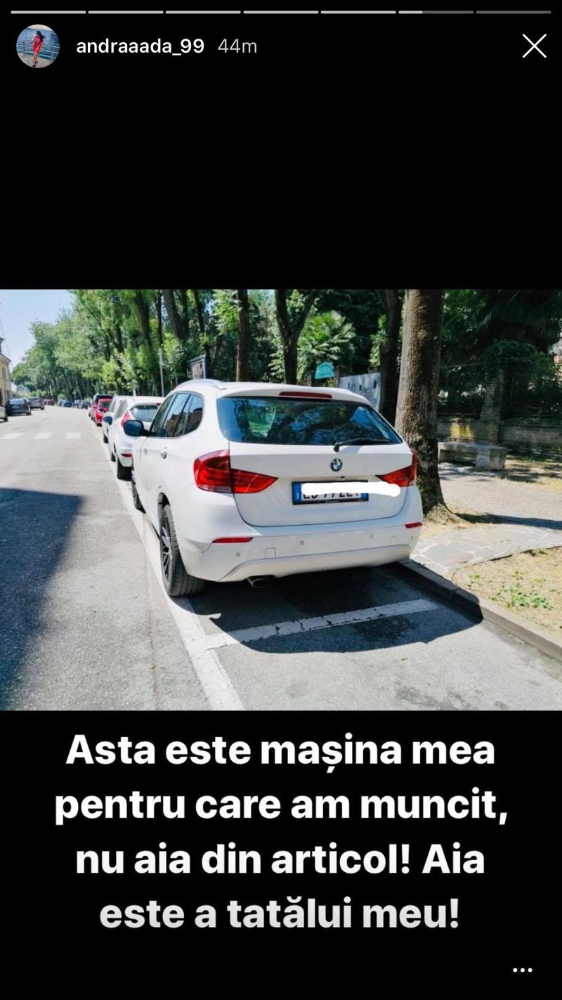 Andrada de la Puterea Dragostei a răbufnit! Concurenta a recunoscut de unde are bolidul de lux: ”Pentru toată lumea care mă întreabă unde am lucrat...”
