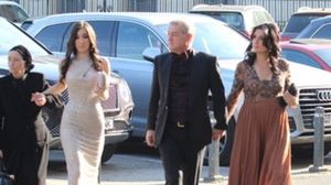 Gigi Becali si Luminita Becali, la nunta fiicei lor