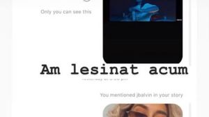 J Balvin și Ana Maria Lintaru