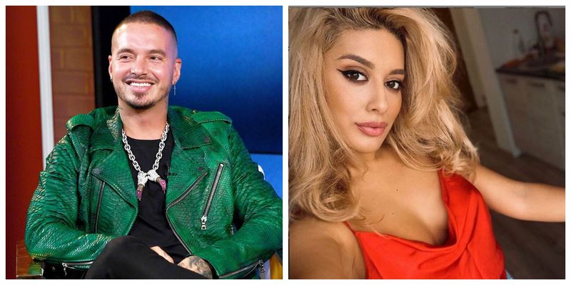 J Balvin și Ana Lintaru