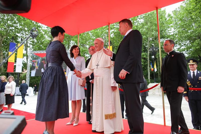 Delia Dinu sefa de protocol Cotroceni