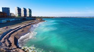 Marea Neagra- Plaja Santa Maria Bay Constanța Marea Neagra temperatura