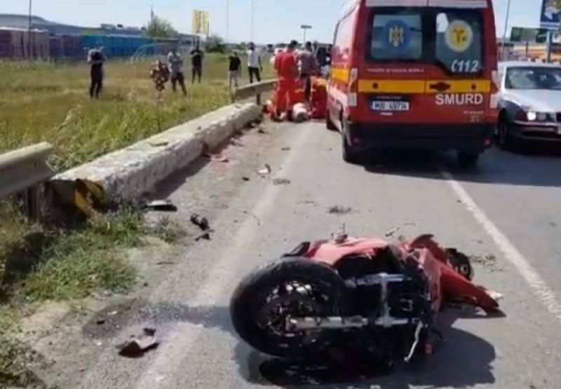 accident motocicleta iasi