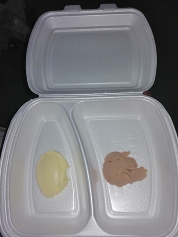 O bucată de pate și una de margarină: un meniu servit în maternitatea din Sibiu Meniu maternitatea din Sibiu