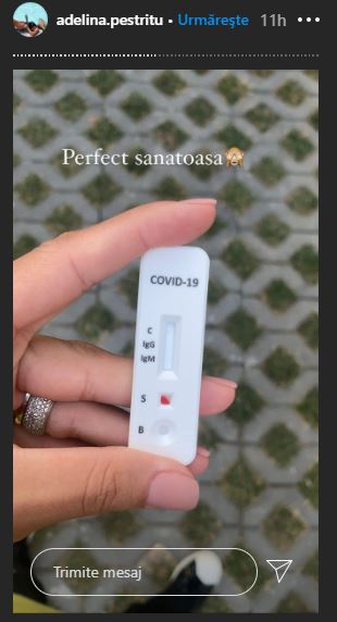 Adelina Pestrițu și-a făcut testul de coronavirus