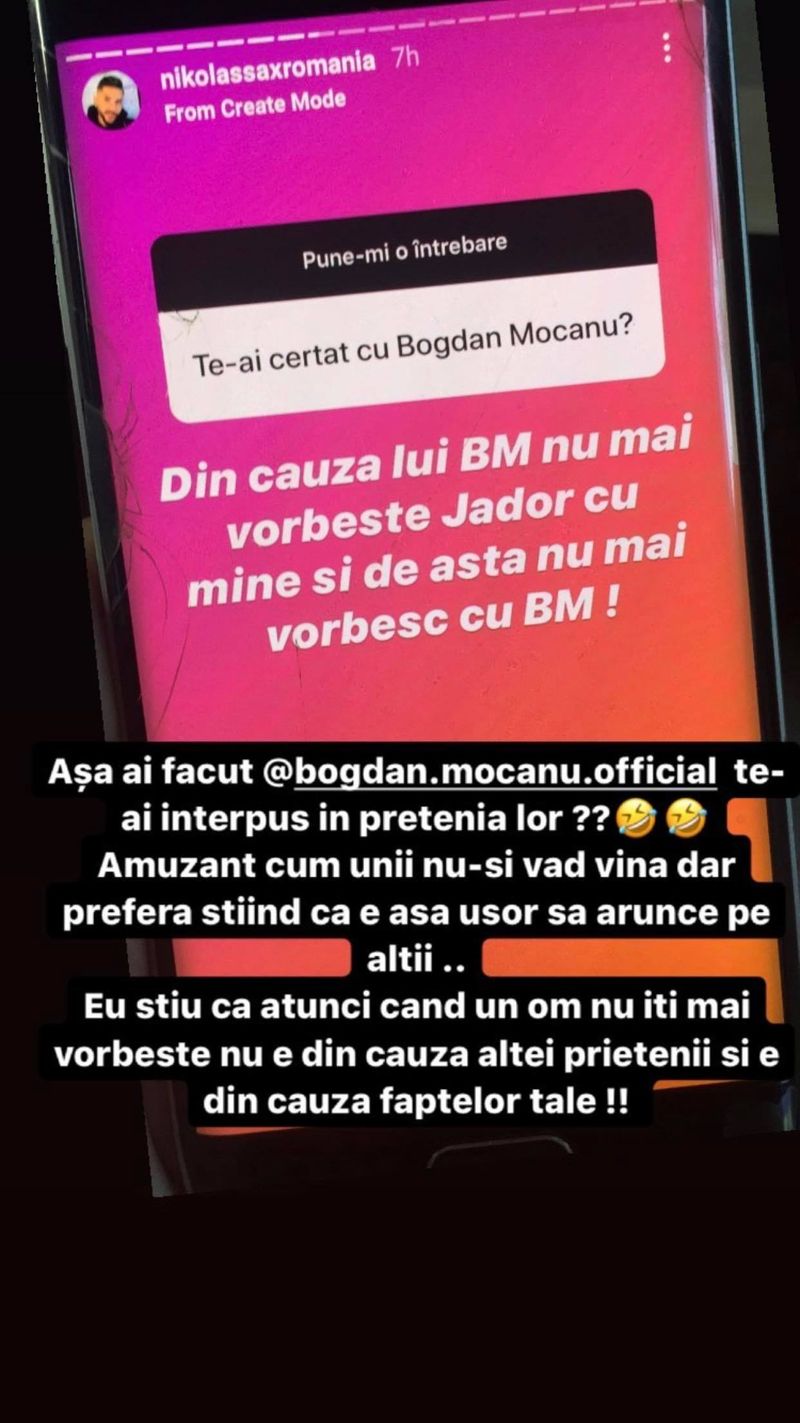 Nikolas Sax a rupt orice legătură cu Jador