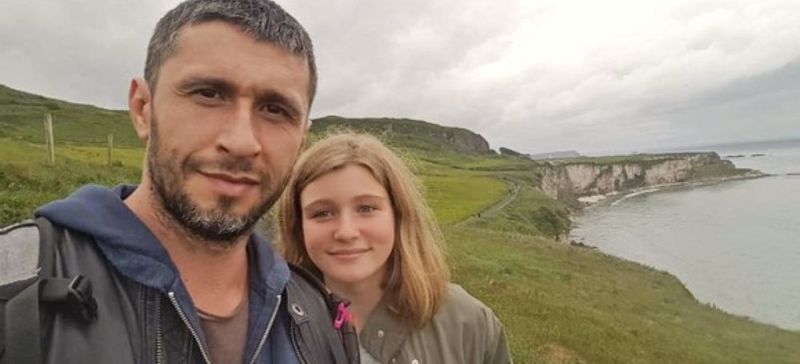 Dragoș Bucur și fiica Sofia