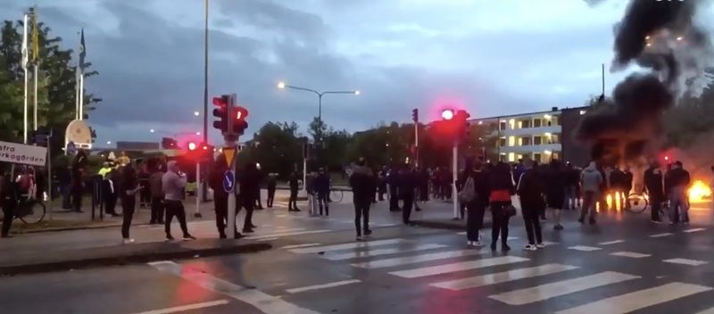 Proteste violente &icirc;n Suedia