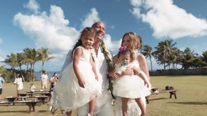 Dwaine ”The Rock” Johnson și familia lui