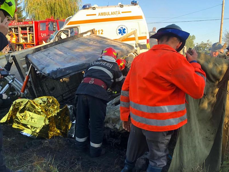 accident ambulanta Satu Mare
