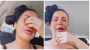 Bianca Pop în lacrimi