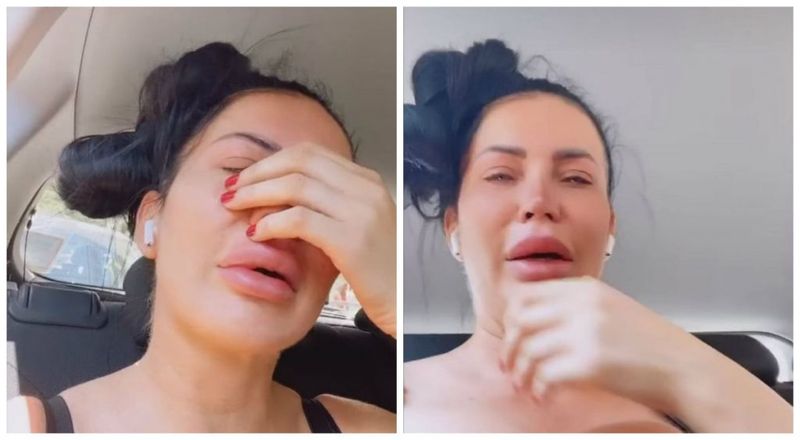 Bianca Pop în lacrimi