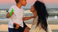 Andreea Mantea, alături de băiețelul ei
