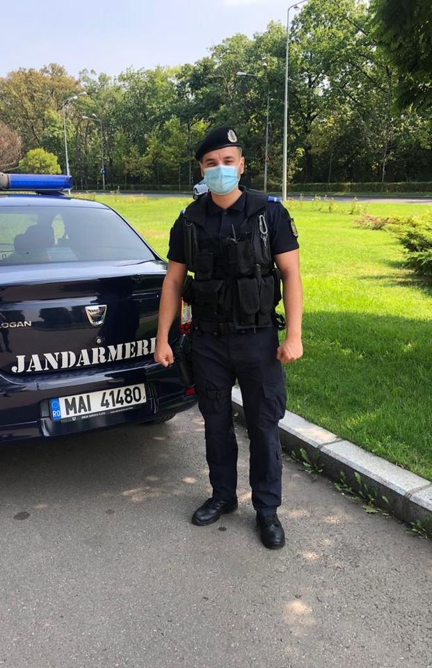 Bogdan, jandarmul care a intervenit