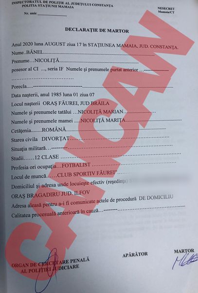 Bănel Nicoliță a ajuns la Poliție