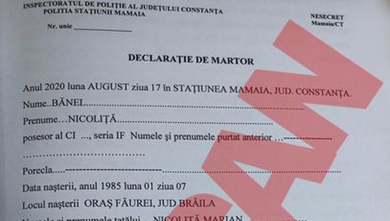 Bănel Nicoliță a ajuns la Poliție