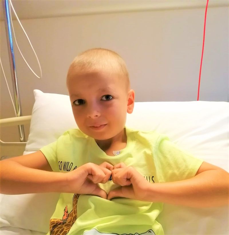 Amariei Alin, micuțul luptător care se confruntă cu cancerul