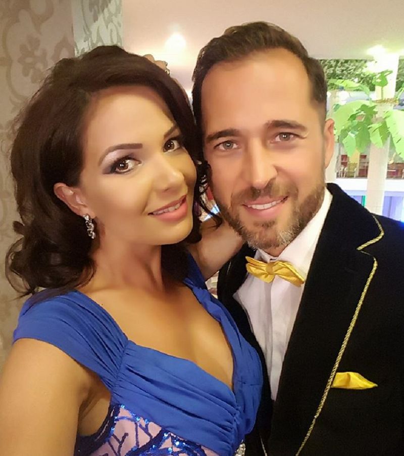 Deea şi Dinu Maxer și-au botezat fetița