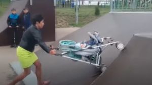 Șcene șocante filmate într-un parc din Rusia rusia