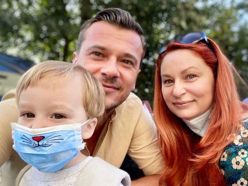 Dan Cruceru cu sotia