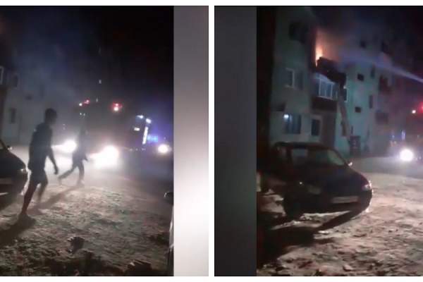 Incendiu devastator la Băilești
