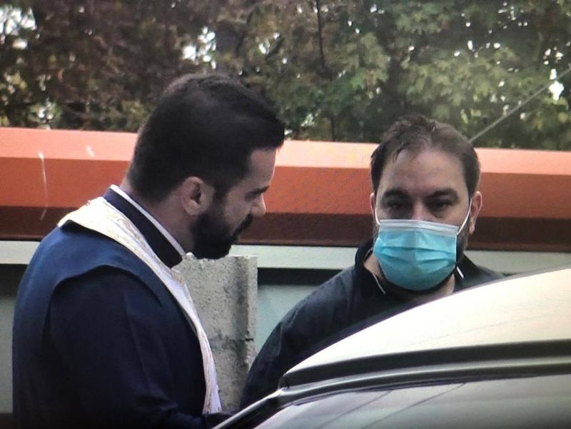 Florin Salam, distrus de durere la înmormântarea lui Nelu