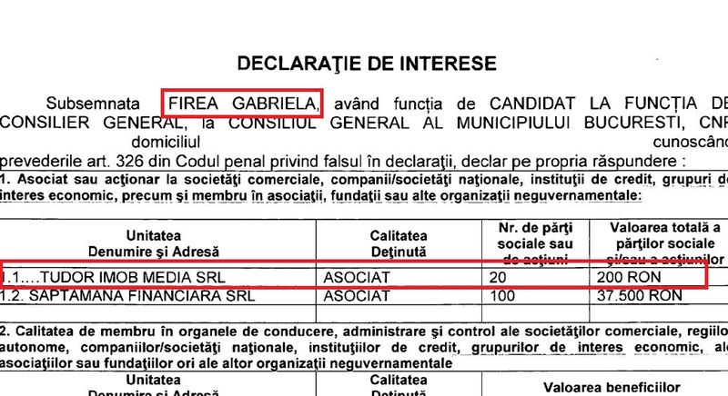firma Gabriela Firea