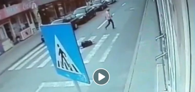 Imagini incredibile! Un bărbat din Tulcea și-a înscenat un accident 