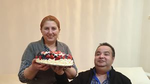 Dorin Cioaba si sotia Sighisoara