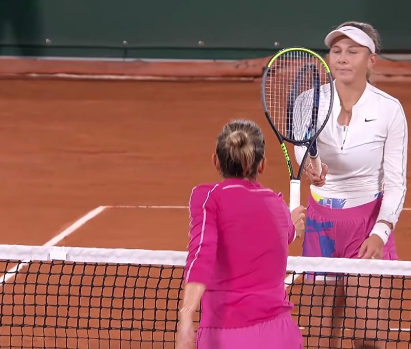 Simona Halep a câștigat cu Amanda Anisimova
