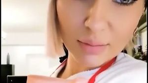 Lidia Buble, în bucătărie