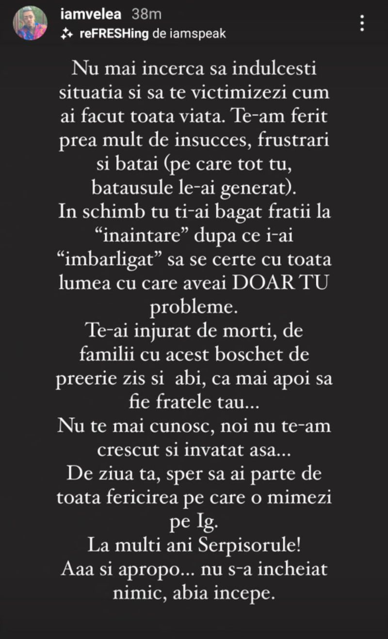 cearta alex velea si lino