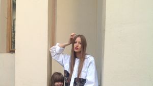 Iulia Albu și Mikaela Iulia Albu fetiță