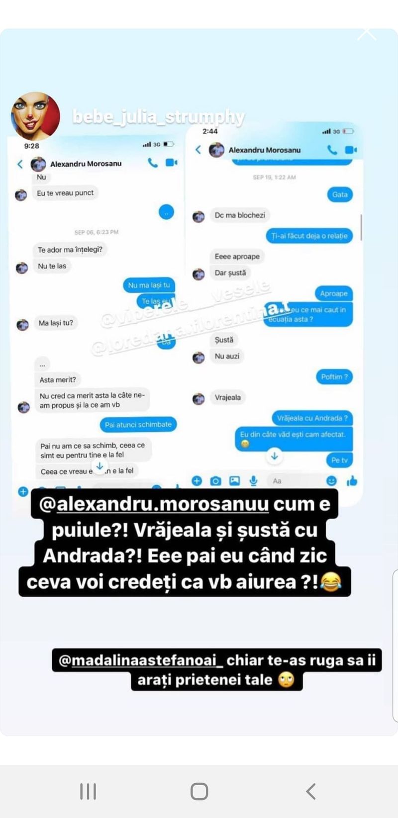 Alexandru Moroșanu si Andrada de la Puterea Dragostei