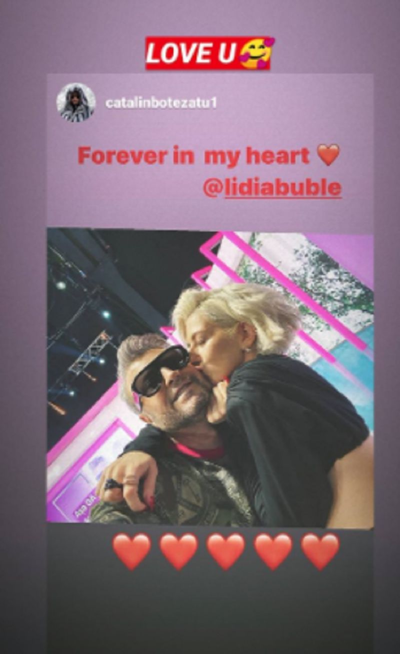 Lidia Buble, alături de Cătălin Botezatu