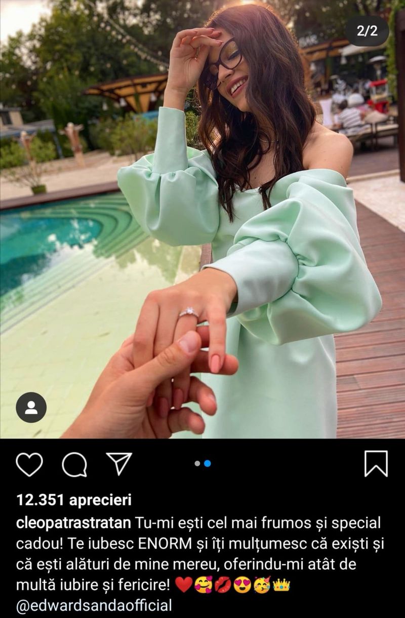 Cleopatra Stratan logodna