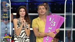 Alice Cavaleru și Vladimir Drăghia la Roata Norocului