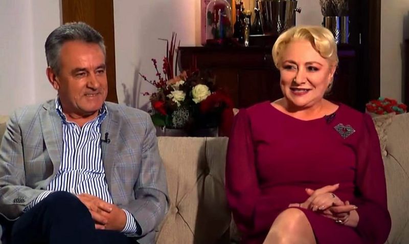 Viorica Dancila si sotul, Cristinel Dancila