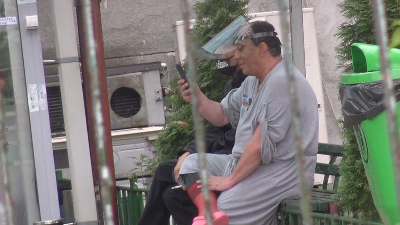 Romica Tociu, intr-o pauza