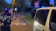 Imagini din apropierea locului în care a avut loc atacul