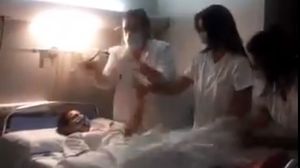 Videoclipul viral cu asistentele care dansau în jurul unei persoane decedae